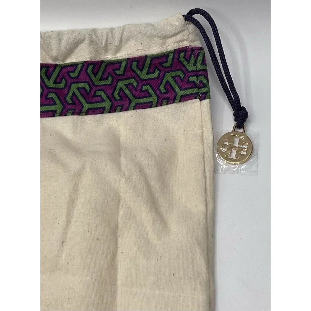 Tory Burch Crossbody Womens Bag‎ Purse Black Hold Chain Studded With Dust Bag